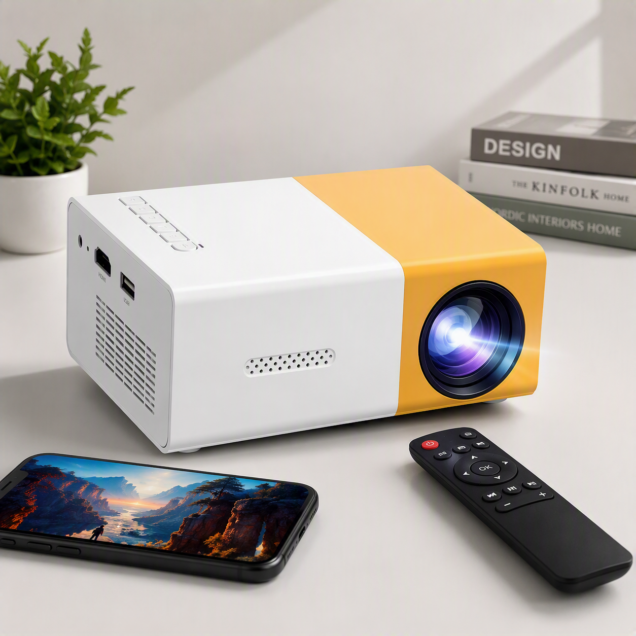 Mini Proyector Multimedia Portátil | Cine en Casa HD